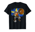 Swedish Viking Soccer Dabbing T-Shirt - Minimalist Print Unisex - T-Shirt, Sweatshirt, Hoodie