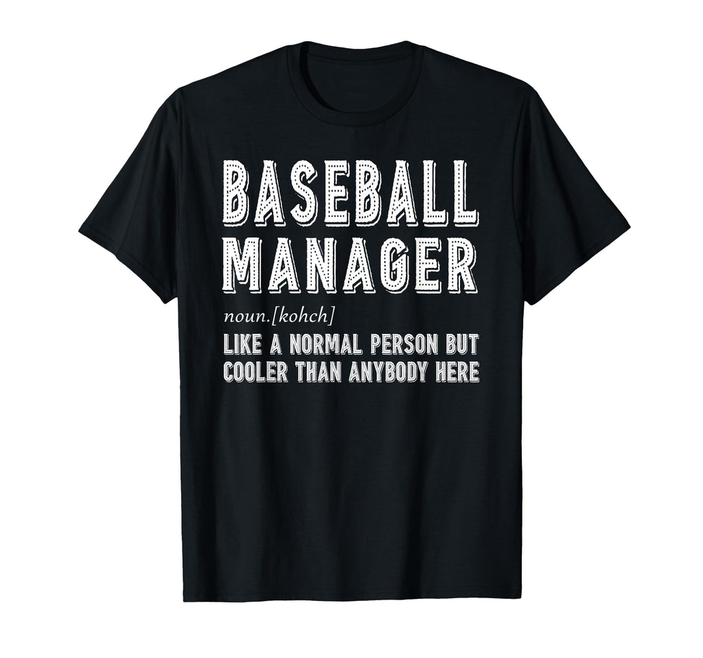 Baseball Manager Factory T-Shirt - Aesthetic Graphic for Adults - T-Shirt, Sweatshirt, Hoodie