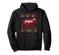 Red Plaid Papa Buffalo Matching Family Hoodie - Minimalist Print Men Women - T-Shirt, Sweatshirt, Hoodie
