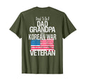 Back Korean War Veteran American Flag T-Shirt - Streetwear Style Men Women - T-Shirt, Sweatshirt, Hoodie