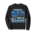 Proud Dad 2026 Graduate Senior Sweatshirt - Custom Art Print for Adults - T-Shirt, Sweatshirt, Hoodie