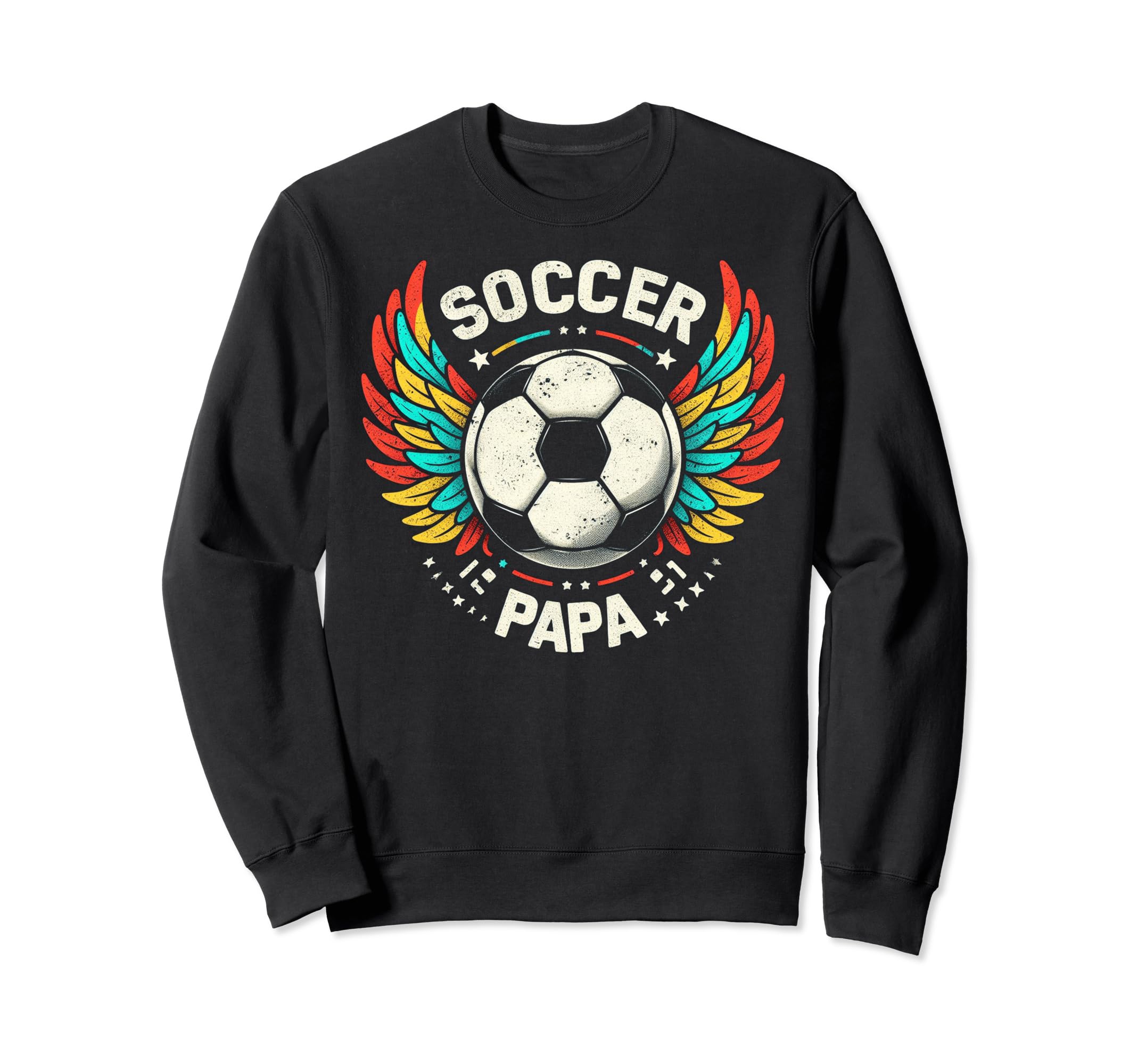 Soccer Papa Family Matching Dad Fathers Sweatshirt - Graphic Print Unisex - T-Shirt, Sweatshirt, Hoodie