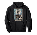 Funny Skeleton Soccer Dad Tarot Card Hoodie - Novelty Apparel Men Women - T-Shirt, Sweatshirt, Hoodie