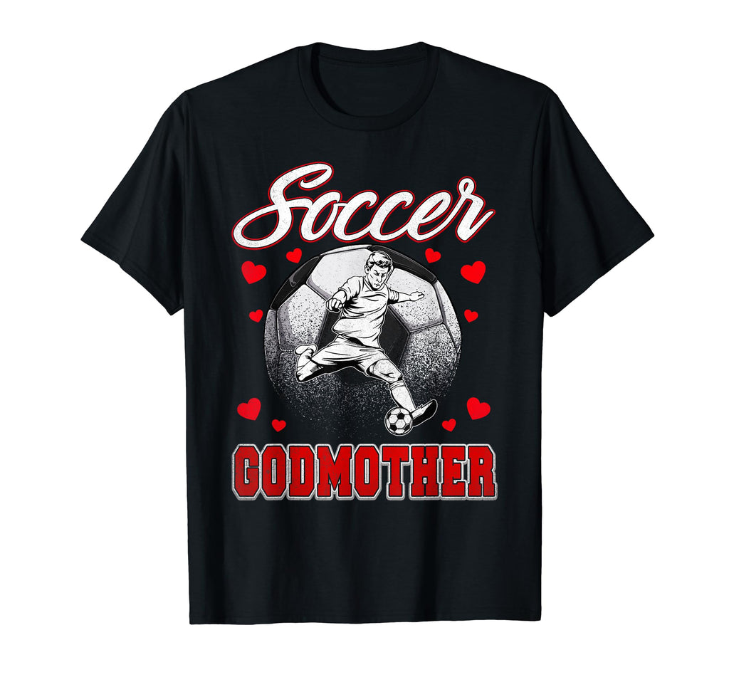 Soccer Godmother Family Matching T-Shirt - Minimalist Print for Adults - T-Shirt, Sweatshirt, Hoodie