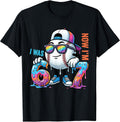 I was 6 Now I'm 7 Birthday Baseball Drip Boys Kids 67 - Adult & Kids T-Shirts, Sweatshirts & Hoodies apparel design preview 1