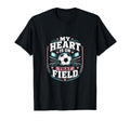 My Heart Is That Field Soccer Mom T-Shirt - Custom Art Print for Adults - T-Shirt, Sweatshirt, Hoodie