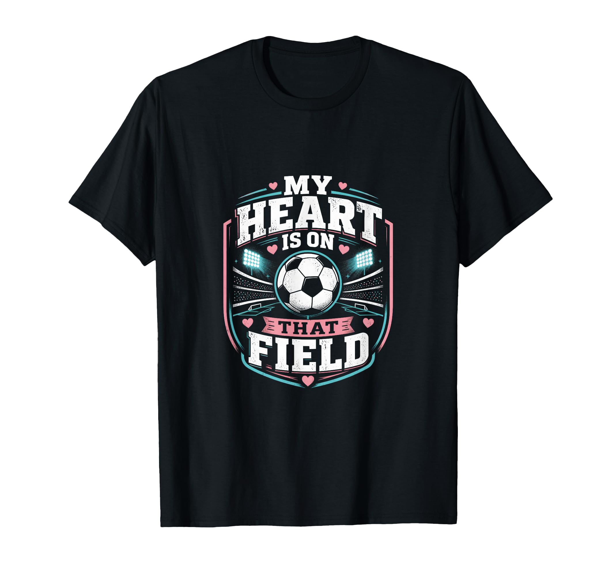 My Heart Is That Field Soccer Mom T-Shirt - Custom Art Print for Adults - T-Shirt, Sweatshirt, Hoodie