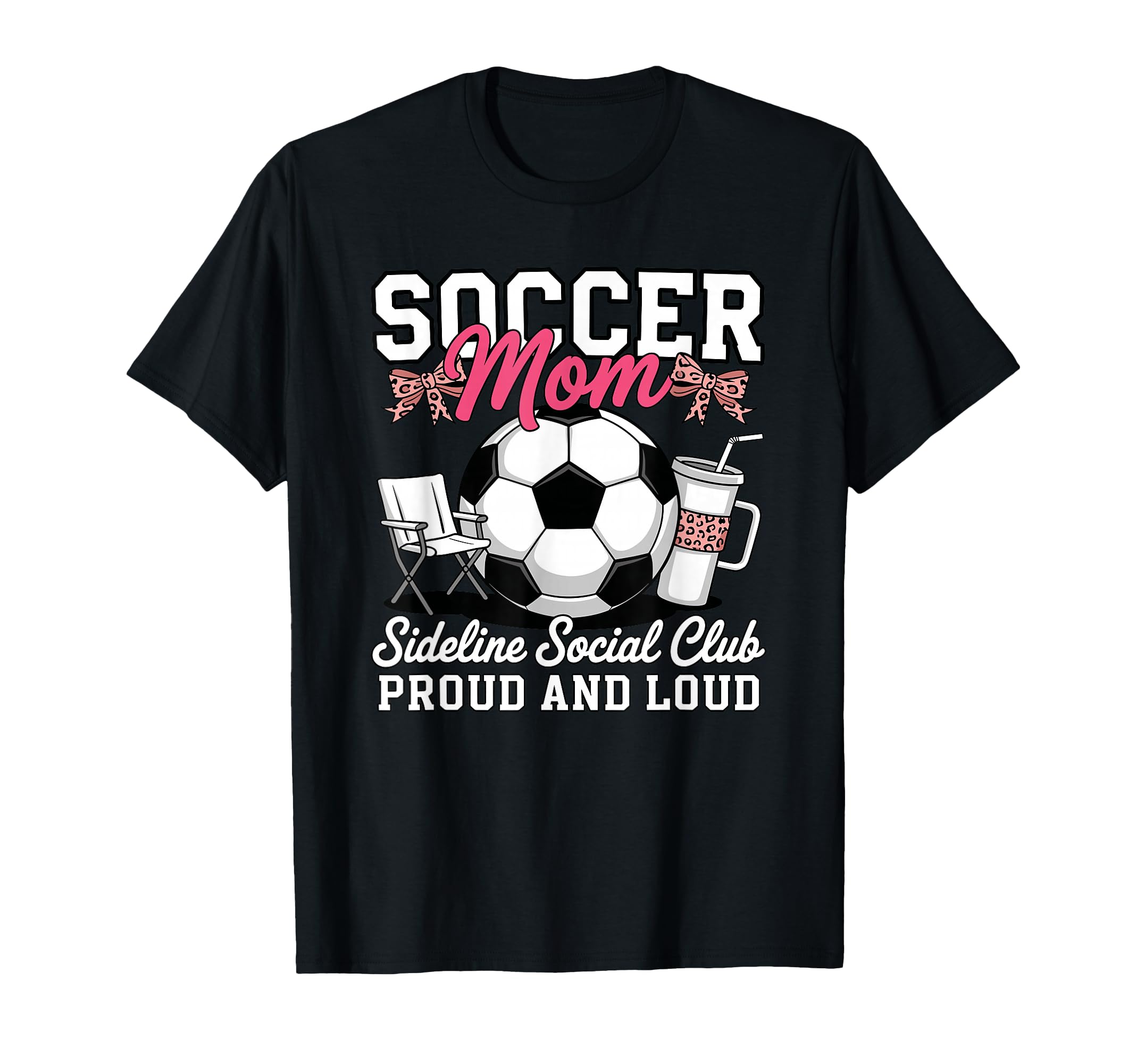 Soccer Mom Sideline Social Club T-Shirt - Fun Novelty Design Men Women - T-Shirt, Sweatshirt, Hoodie