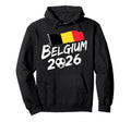 Belgium Soccer Football Game Player Hoodie - Custom Art Print Men Women - T-Shirt, Sweatshirt, Hoodie