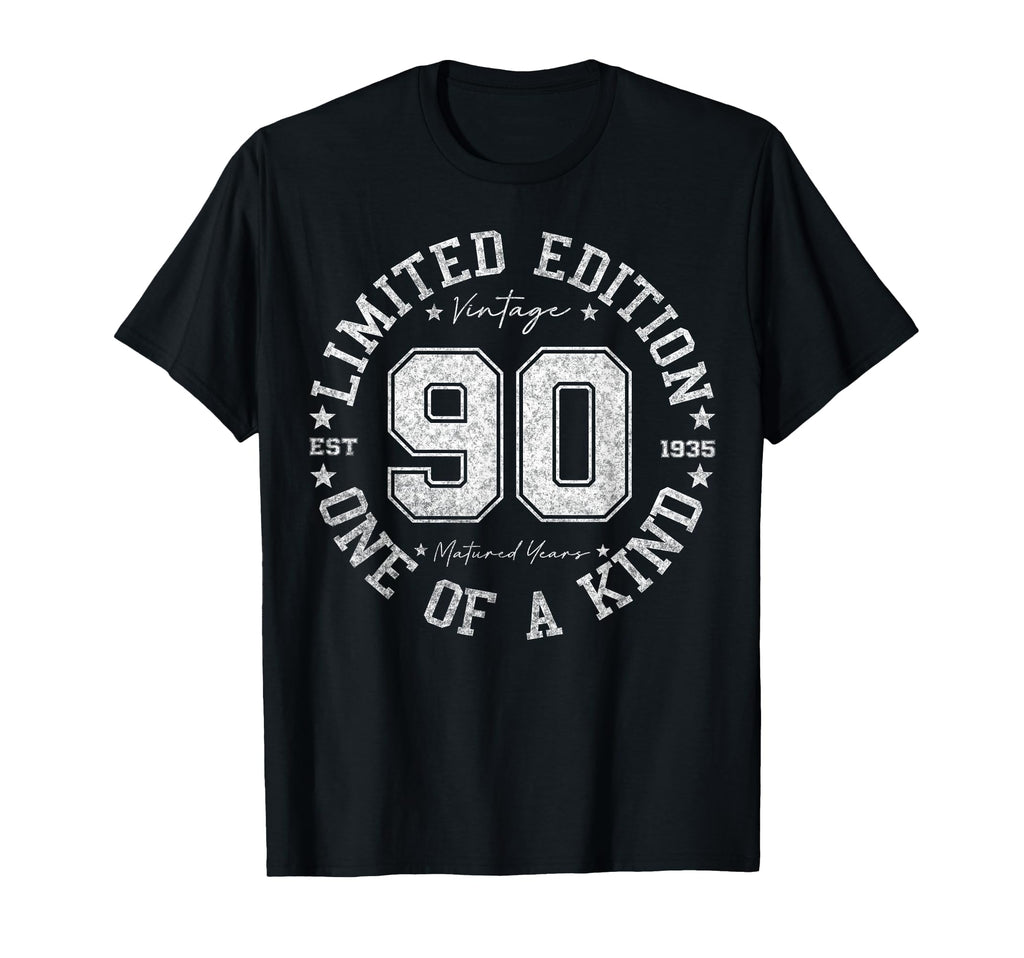 90 Year Old Gifts 1935 90Th Birthday T-Shirt - Graphic Print Men Women - T-Shirt, Sweatshirt, Hoodie