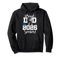 Proud Dad Class 2025 Senior Ice Hockey Hoodie - Graphic Print for Adults - T-Shirt, Sweatshirt, Hoodie