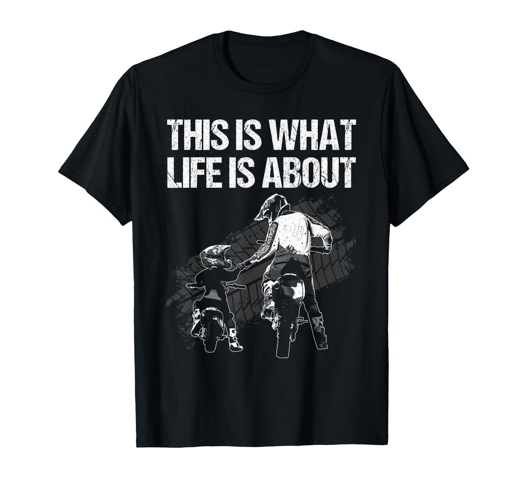 Dirt Bike Art Father Dirtbike T-Shirt - Unique Graphic for Adults - T-Shirt, Sweatshirt, Hoodie
