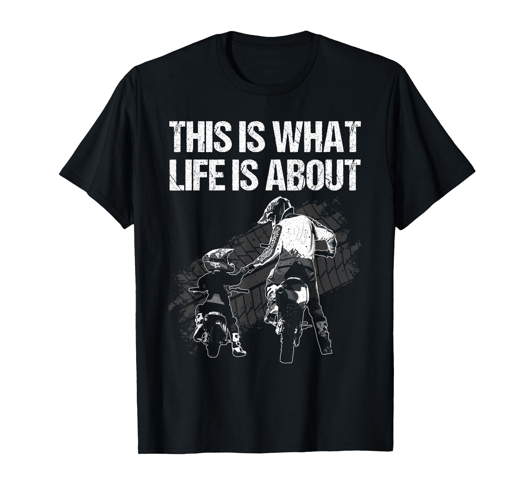 Dirt Bike Art Father Dirtbike T-Shirt - Unique Graphic for Adults - T-Shirt, Sweatshirt, Hoodie