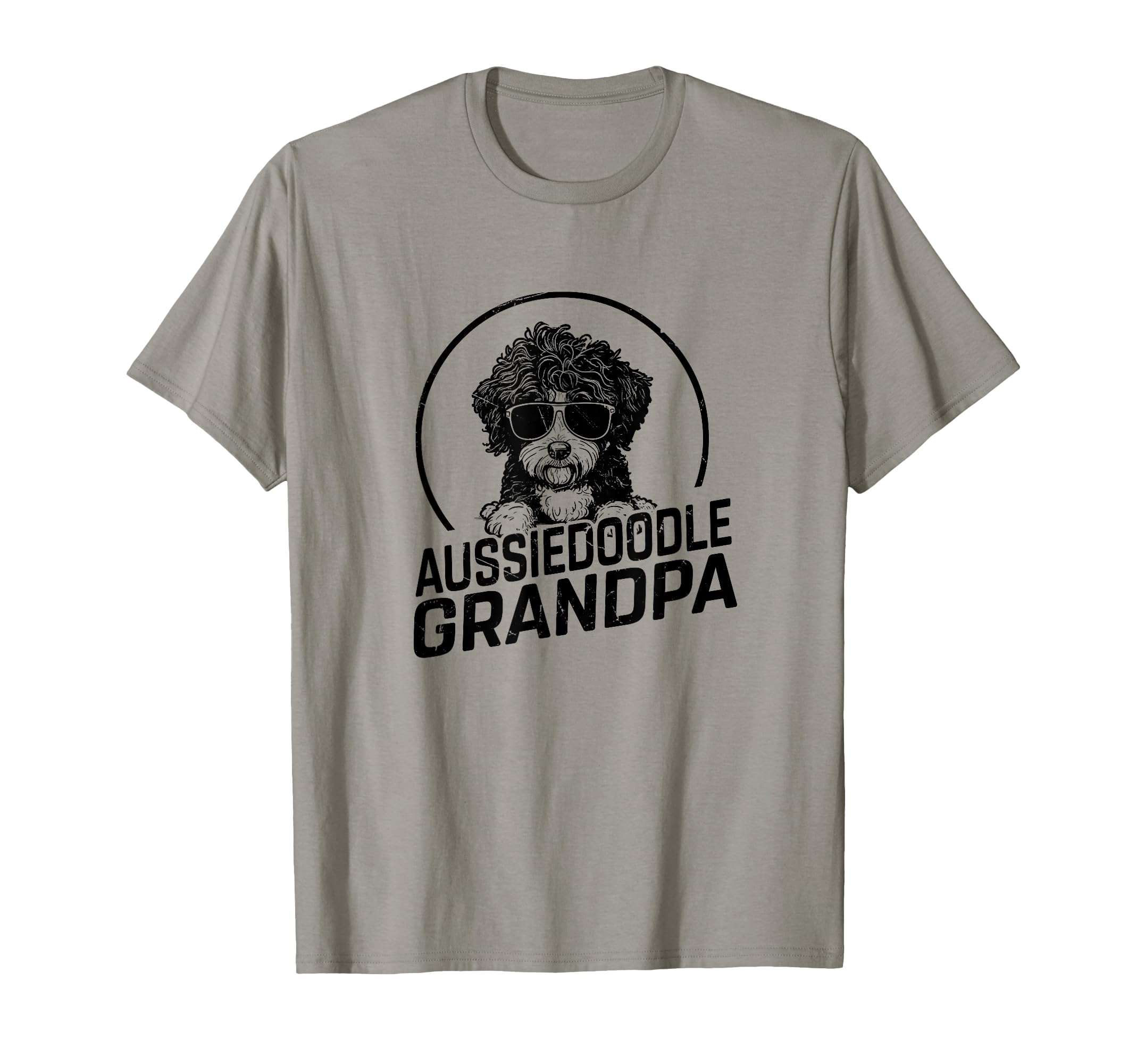 Aussiedoodle Dog Grandpa Grand Paw T-Shirt - Novelty Apparel for Adults - T-Shirt, Sweatshirt, Hoodie