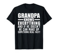 Funny Grandpa Art Grandpa Grandfathers Day T-Shirt - Graphic Print Unisex - T-Shirt, Sweatshirt, Hoodie