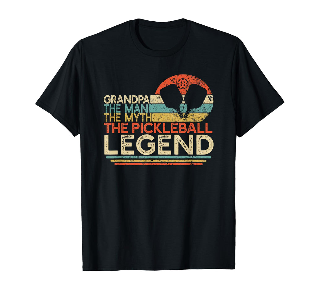 Pickleball Grandpa Myth Legend T-Shirt - Streetwear Style Unisex - T-Shirt, Sweatshirt, Hoodie