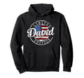 David Usa Flag Stamp Personalized Name Hoodie - Custom Art Print Unisex - T-Shirt, Sweatshirt, Hoodie