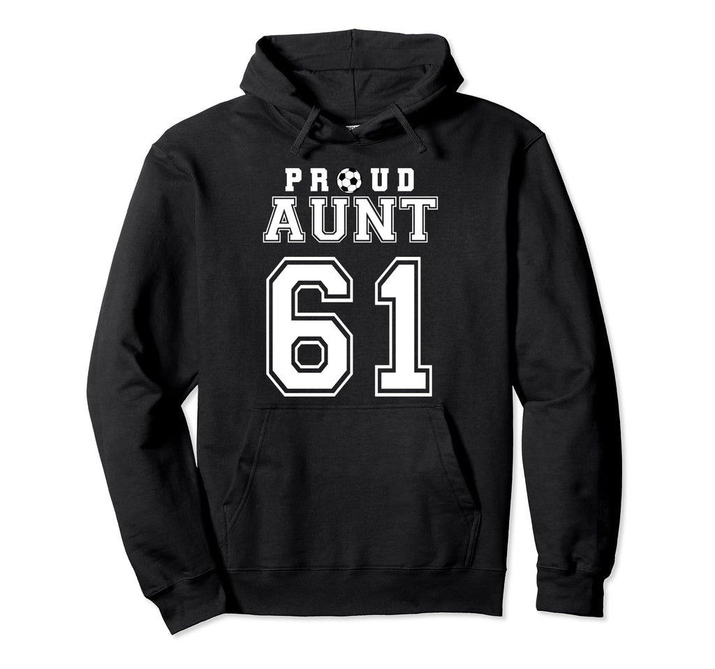 Number 61 Custom Proud Soccer Futbol Hoodie - Minimalist Print for Adults - T-Shirt, Sweatshirt, Hoodie