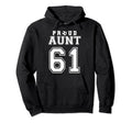 Number 61 Custom Proud Soccer Futbol Hoodie - Minimalist Print for Adults - T-Shirt, Sweatshirt, Hoodie