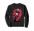 Biker Motorbiker Motorcyclist Bike Sweatshirt - Trendy Graphic for Adults - T-Shirt, Sweatshirt, Hoodie
