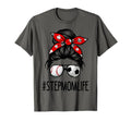 Bleached Stepmom Life Soccer Messy T-Shirt - Novelty Apparel for Adults - T-Shirt, Sweatshirt, Hoodie