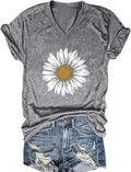 Women's V-Neck Boho Flowers Wildflowers Cute Summer - Adult & Kids T-Shirts, Sweatshirts & Hoodies apparel design preview 1