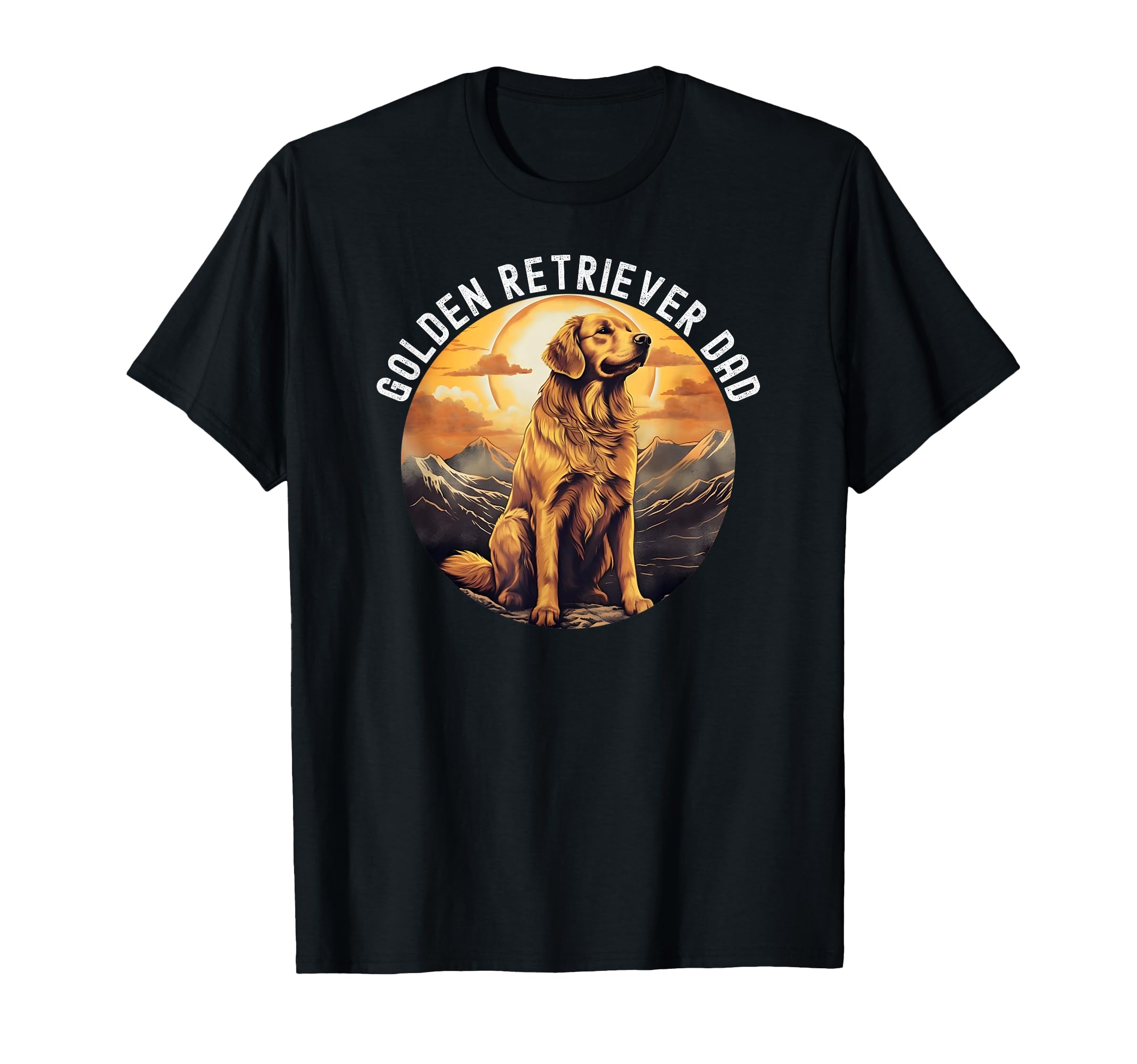 Golden Retriever Dad T-Shirt - Graphic Print for Adults - T-Shirt, Sweatshirt, Hoodie