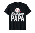 Baseball Papa Dad Father Grandpa T-Shirt - Aesthetic Graphic Men Women - T-Shirt, Sweatshirt, Hoodie
