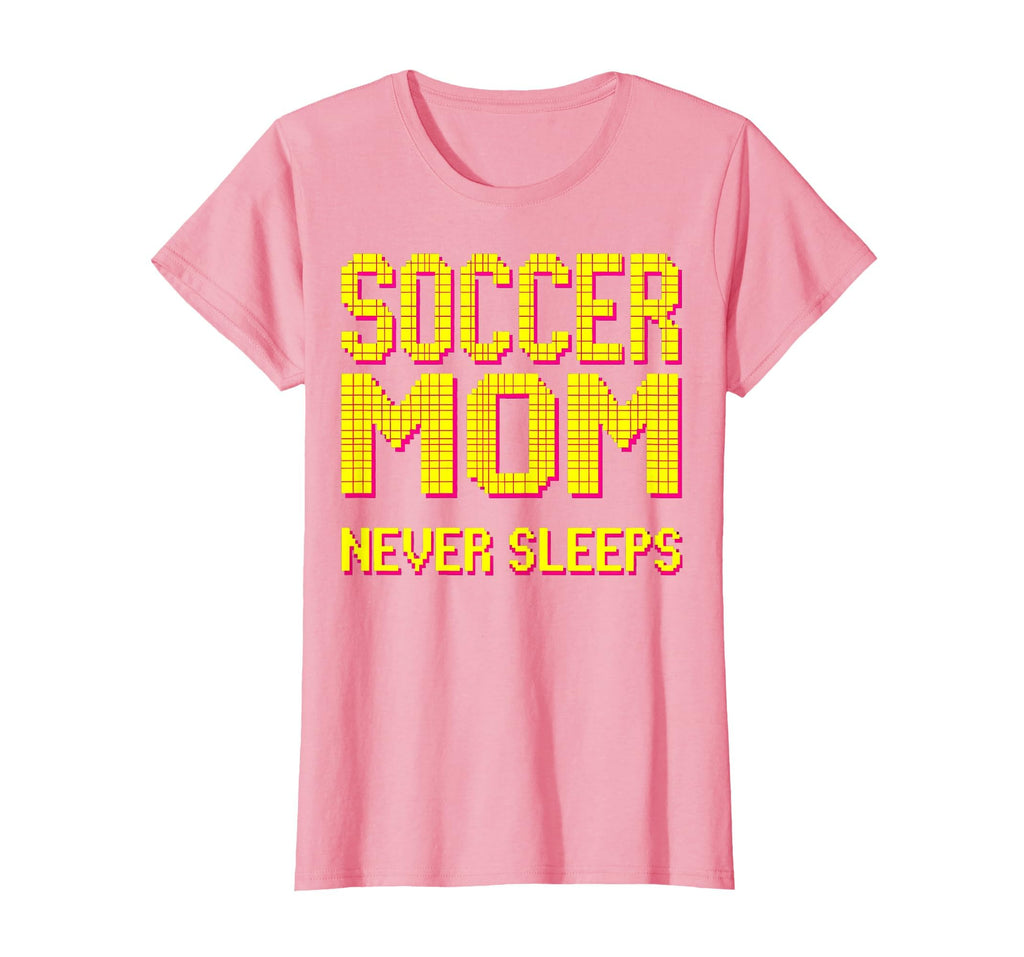 Soccer Mom Never Sleeps Funny Sports T-Shirt - Trendy Graphic Men Women - T-Shirt, Sweatshirt, Hoodie