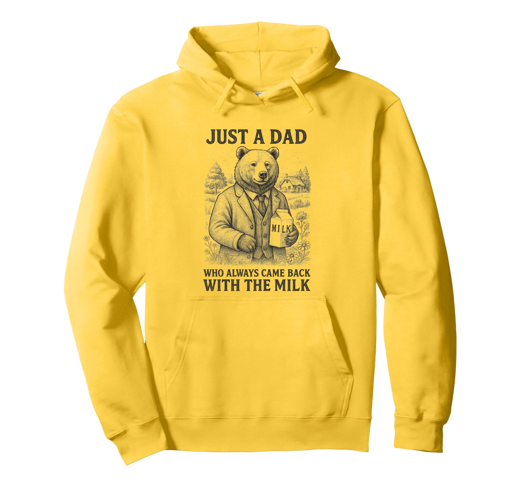 Papa Bear Just Dad Who Always Came Hoodie - Streetwear Style Men Women - T-Shirt, Sweatshirt, Hoodie