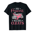 My Princess Wears Cleats Soccer Mom T-Shirt - Minimalist Print for Adults - T-Shirt, Sweatshirt, Hoodie