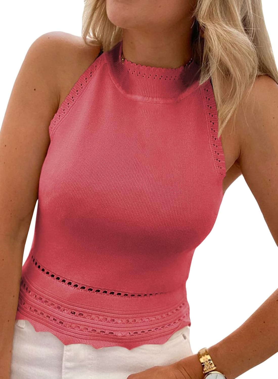 Womens Tank Tops Summer Ribbed Knit Racerback High - Adult & Kids T-Shirts, Sweatshirts & Hoodies apparel design preview 1