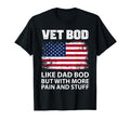 Funny Veteran Vet Bod Like Dad Bod T-Shirt - Fun Novelty Design for Adults - T-Shirt, Sweatshirt, Hoodie