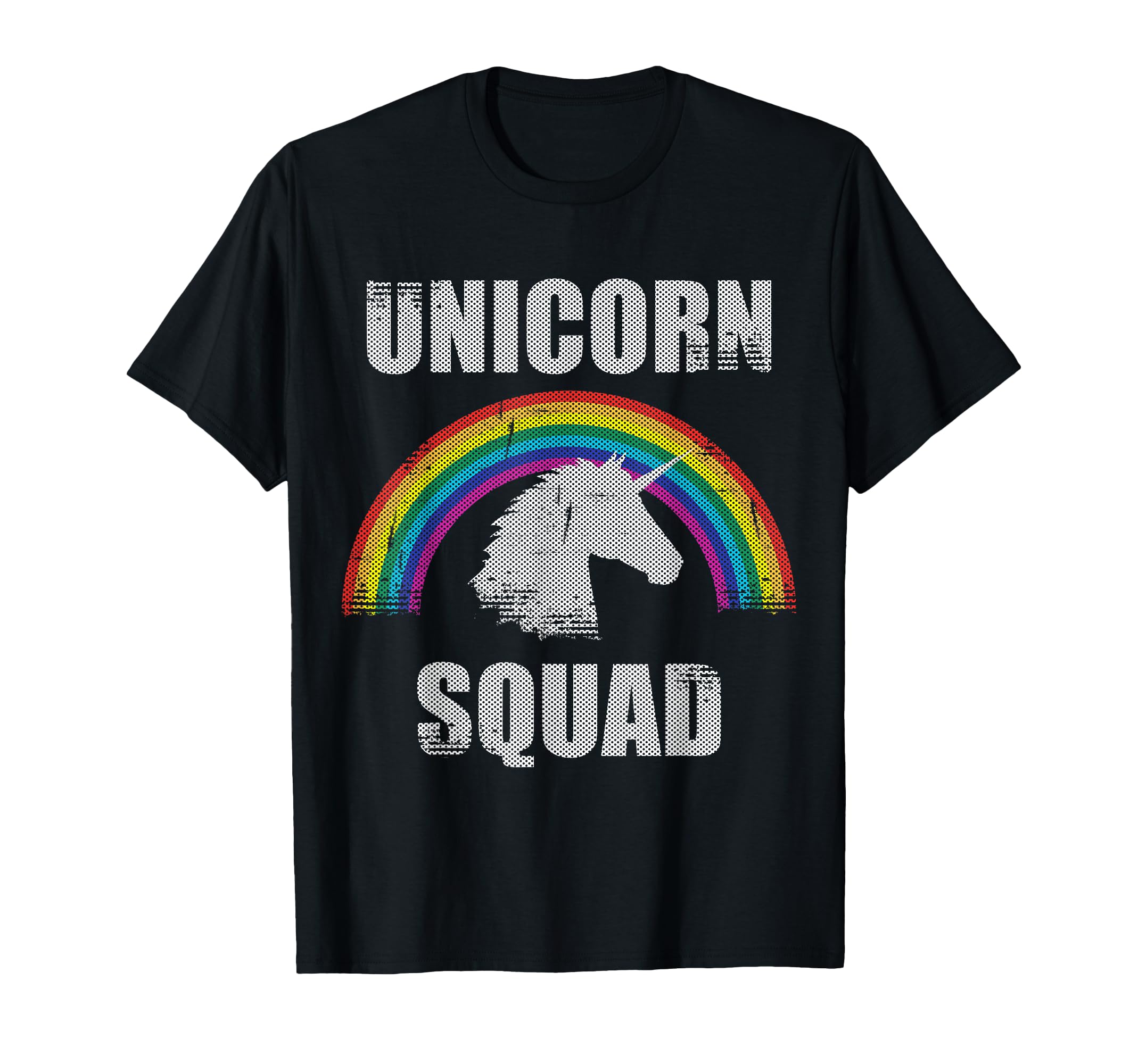 Unicorn Squad Rainbow Unicorn Gift T-Shirt - Graphic Print Unisex - T-Shirt, Sweatshirt, Hoodie