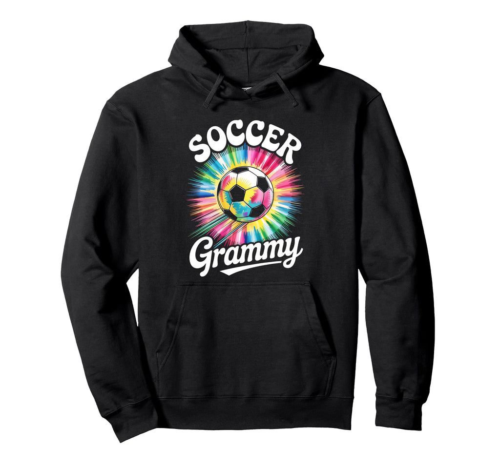 Soccer Grammy Grandma Tie Dye Hoodie - Aesthetic Graphic Unisex - T-Shirt, Sweatshirt, Hoodie