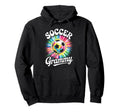 Soccer Grammy Grandma Tie Dye Hoodie - Aesthetic Graphic Unisex - T-Shirt, Sweatshirt, Hoodie