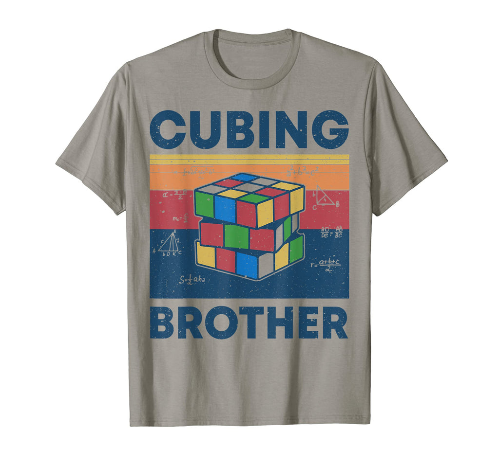 Cubing Brother Funny Speedcubing Math T-Shirt - Trendy Graphic for Adults - T-Shirt, Sweatshirt, Hoodie