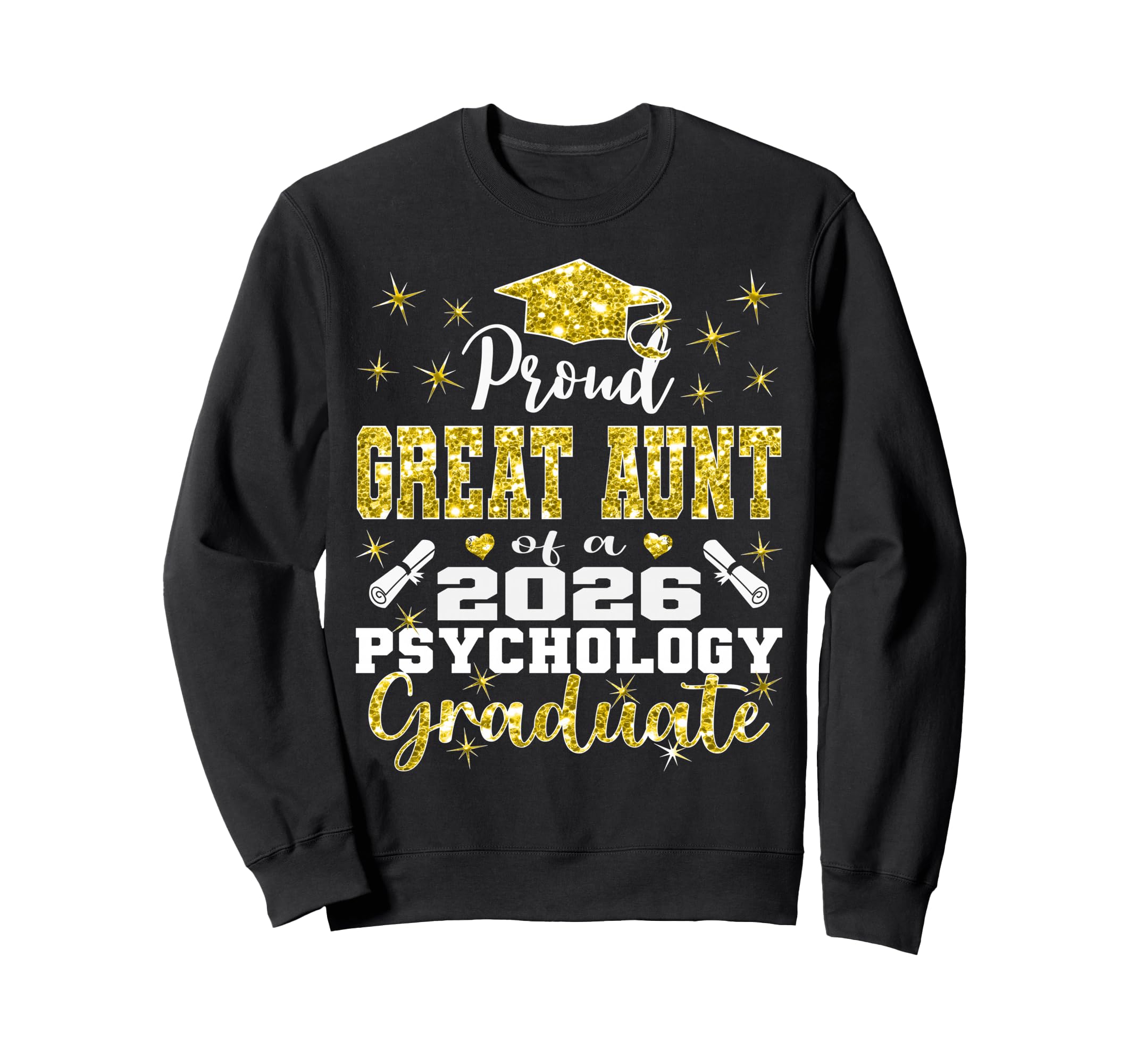 Proud Great Aunt 2026 Psychology Sweatshirt - Minimalist Print for Adults - T-Shirt, Sweatshirt, Hoodie