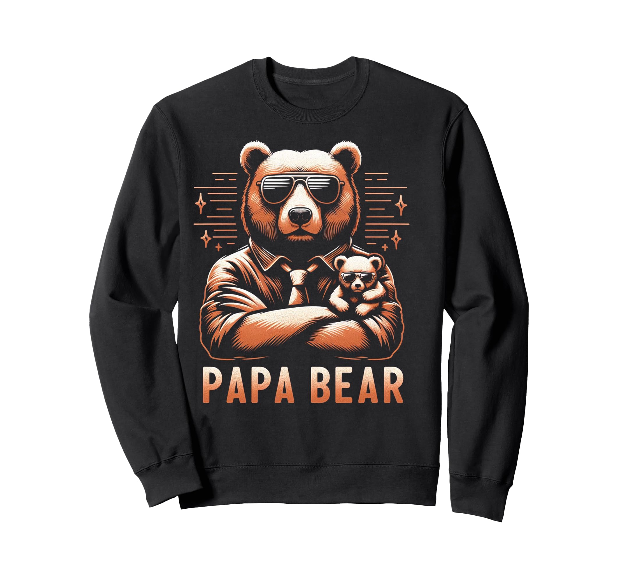Papa Bear Funny Bears Animal Lover Sweatshirt - Fun Novelty Design Unisex - T-Shirt, Sweatshirt, Hoodie