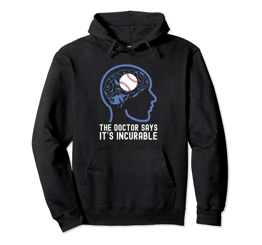 Funny Baseball Lover Dad Gag Hoodie - Aesthetic Graphic Men Women - T-Shirt, Sweatshirt, Hoodie