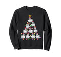 Tree Lights Santa Swans Pjs Sweatshirt - Streetwear Style Men Women - T-Shirt, Sweatshirt, Hoodie
