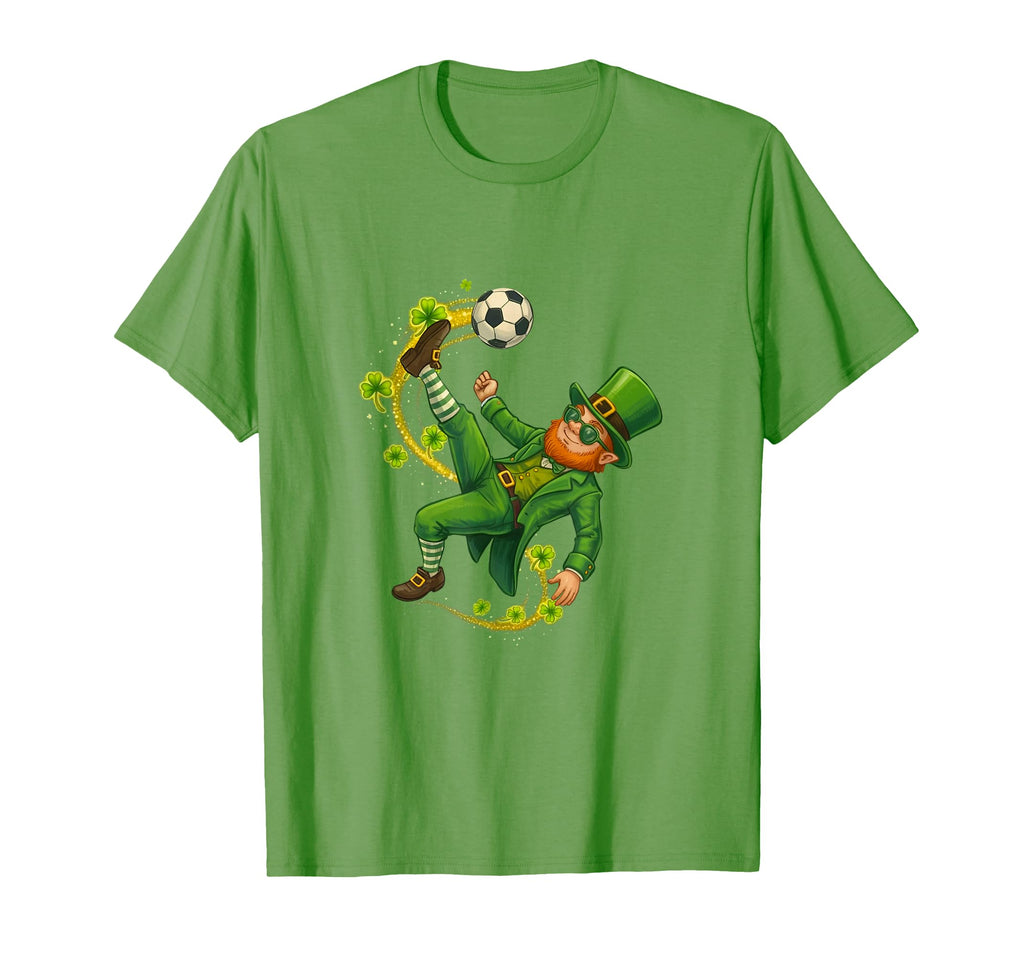 Soccer St Patricks Day Leprechaun T-Shirt - Unique Graphic for Adults - T-Shirt, Sweatshirt, Hoodie