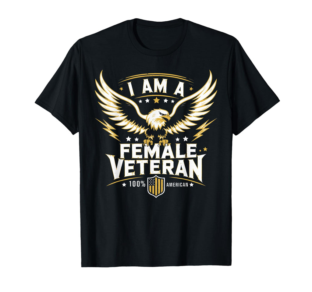 Veterans Day Proud American Flag T-Shirt - Fun Novelty Design Unisex - T-Shirt, Sweatshirt, Hoodie