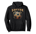 Soccer Ball Leopard Hoodie - Fun Novelty Design for Adults - T-Shirt, Sweatshirt, Hoodie