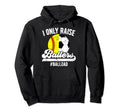 I Only Raise Ballers Ball Dad Soccer Hoodie - Novelty Apparel for Adults - T-Shirt, Sweatshirt, Hoodie