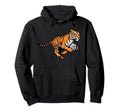 Soccer Tiger Holding Ball Fierce Hoodie - Streetwear Style for Adults - T-Shirt, Sweatshirt, Hoodie