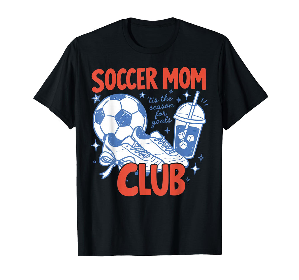 Sport Mom Coquette Bow Iced Coffee T-Shirt - Unique Graphic for Adults - T-Shirt, Sweatshirt, Hoodie
