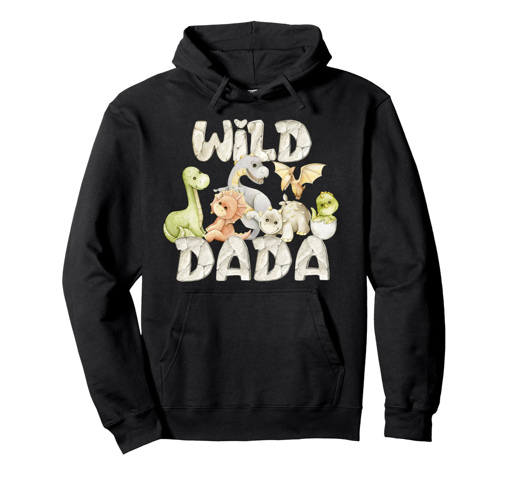 Dad Dinosaur Family Matching Birthday Hoodie - Minimalist Print for Adults - T-Shirt, Sweatshirt, Hoodie