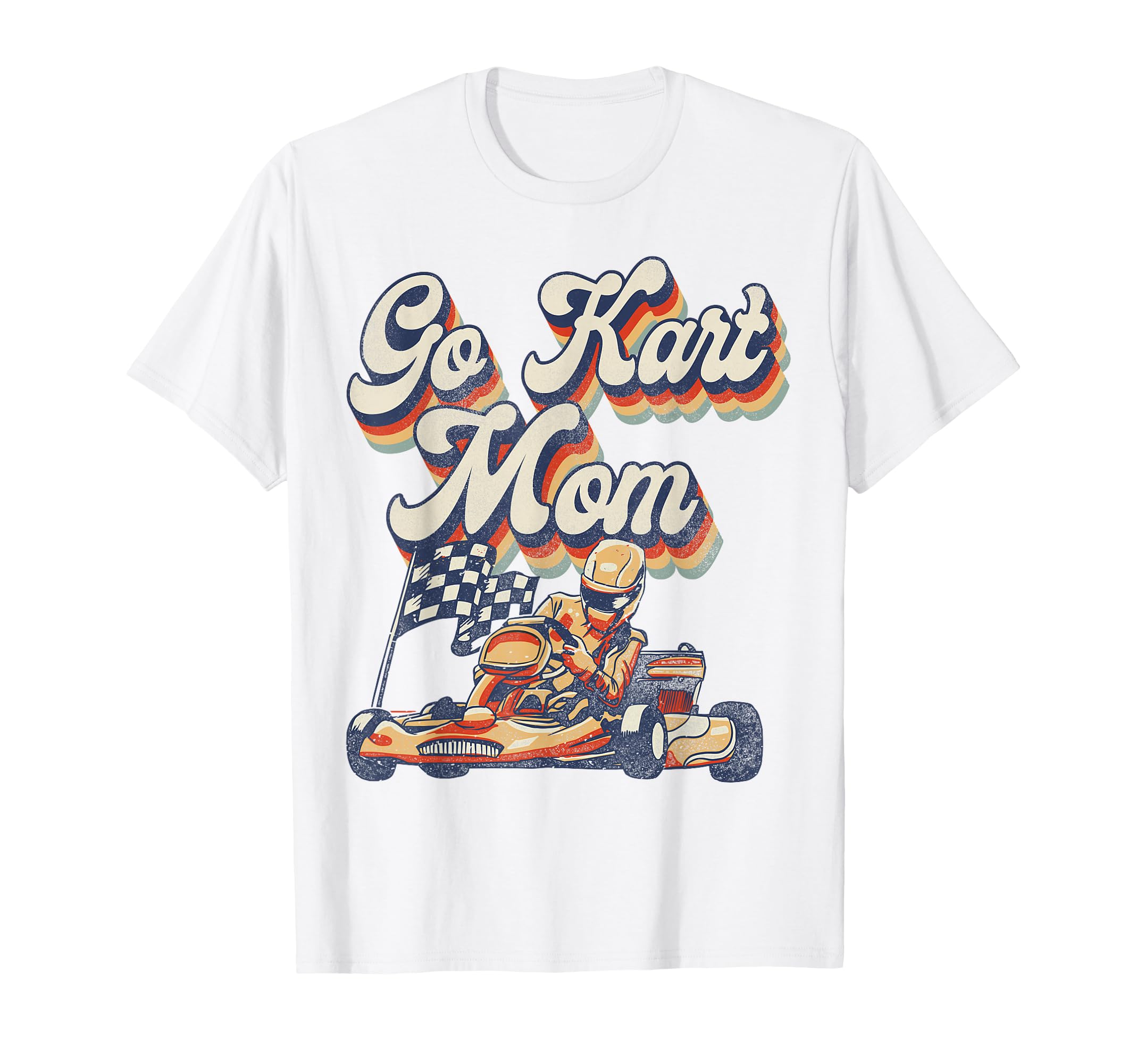 Go Kart Racing Mom Go Kart Dad T-Shirt - Minimalist Print Men Women - T-Shirt, Sweatshirt, Hoodie