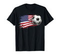 Usa Flag Soccer T-Shirt - Aesthetic Graphic for Adults - T-Shirt, Sweatshirt, Hoodie